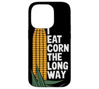 I Eat Corn The Long Way Funny Vegetable Humor Food Lover Case for iPhone 14 Pro