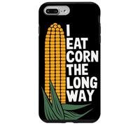 I Eat Corn The Long Way Funny Vegetable Humor Food Lover Case for iPhone 7 Plus/8 Plus
