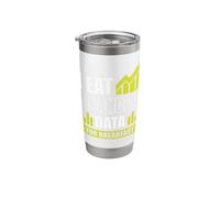 I eat Financial Data for Breakfast Stainless Steel Insulated Tumbler