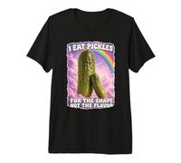 I Eat Pickles for The Shape Not The Flavor Premium T-Shirt