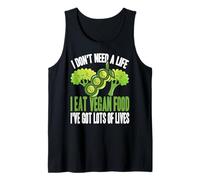 I Eat Plant Food I Have More Lives Than A Video Game Tank Top