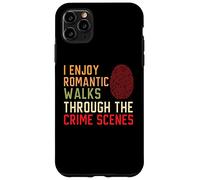 I Enjoy Romantic Walks Through The Crime Scenes Forensic Case for iPhone 11 Pro Max