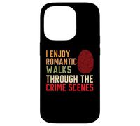 I Enjoy Romantic Walks Through The Crime Scenes Forensic Case for iPhone 14 Pro