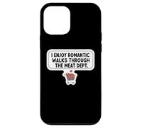 I Enjoy Romantic Walks Through The Meat Dept. Carnivore Joke Case for iPhone 12 mini