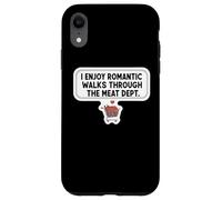I Enjoy Romantic Walks Through The Meat Dept. Carnivore Joke Case for iPhone XR