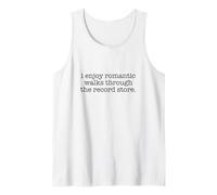 I Enjoy Romantic Walks Through The Record Store, Vinyls Tank Top