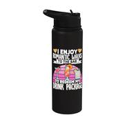 I Enjoy Romantic Walks to The Bar to Redeem My Drink Package Stainless Steel Insulated Water Bottle