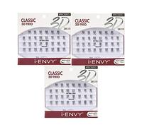 i-ENVY 3D Trio Classic Lash Medium (3 Pack) Natural Fluffy Effect 3X Faster Easier Application