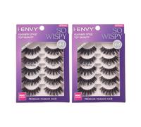 I Envy by Kiss So Wispy 08 Strip Eyelashes Value Pack #KPEM67 (2 PACK)
