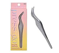 i-ENVY Press&Go Lash Applicator Tool, Nonstick Cluster Eyelash Tweezers for Quick & Easy False Lash Application, Lightweight Curved Angled Tip & Comfort Grip for Precise DIY Extension