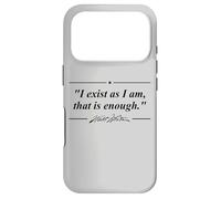 I EXIST AS I AM THAT IS ENOUGH WALT WHITMAN QUOTE Case for iPhone 17 Pro