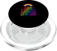 I Exist Without My Consent Funny Surreal Meme Rainbow PopSockets PopGrip for MagSafe