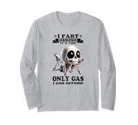 I Fart Because It's The only Gas I can Afford Skeleton Long Sleeve T-Shirt