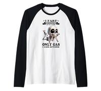 I Fart Because It's The only Gas I can Afford Skeleton Raglan Baseball Tee