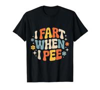 I Fart When I Pee Embarrassing Bathroom Gag - Value Graphic T-Shirt, Men, Black, M