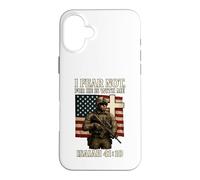 I Fear Not Because He Is With Me Isaiah 41:10 Case for iPhone 16 Plus