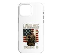 I Fear Not Because He Is With Me Isaiah 41:10 Case for iPhone 16 Pro Max