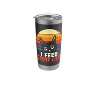 I Feed Stray Cat Litter Stainless Steel Insulated Tumbler