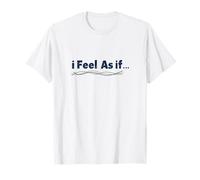 i Feel As If It is Done Navy Combo T-Shirt
