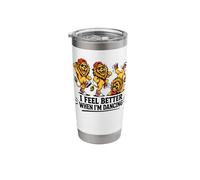 I Feel Better When I'm Dancing Funny Dancing Lion Stainless Steel Insulated Tumbler