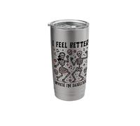 I Feel Better When Im Dancing Retro Dance Quote Stainless Steel Insulated Tumbler