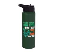 I Feel but I can Write a Song that can - Singer Stainless Steel Insulated Water Bottle