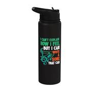 I Feel but I can Write a Song that can - Singer Stainless Steel Insulated Water Bottle