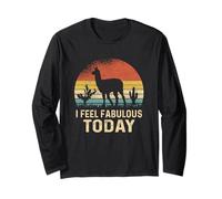 I Feel Fabulous Alpaca Long Sleeve T-Shirt