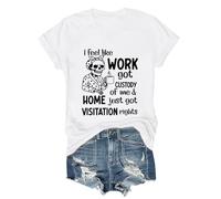 I Feel Like Work Got Custody of Me Shirt I Feel Like Work Got Custody of Me V Neck Tshirt