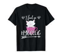 I Feel So Hyggelig Danish Word Hygge Small Cat T-Shirt