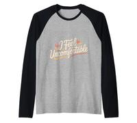 I Feel Uncomfortable Awkward Introvert Feelings - Raglan Baseball Tee