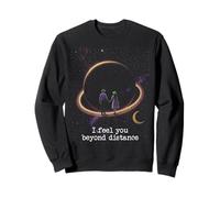 I Feel You Beyond Distance Romance Couple Relationship Love Sweatshirt