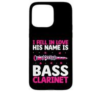I Fell in Love His Name Is Bass Clarinet - Music Instrument Case for iPhone 15 Pro Max