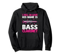 I Fell in Love His Name Is Bass Clarinet - Music Instrument Pullover Hoodie