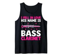 I Fell in Love His Name is Bass Clarinet - Music Instrument Tank Top