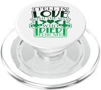 I Fell in Love With The Man Who Died For Me PopSockets PopGrip for MagSafe