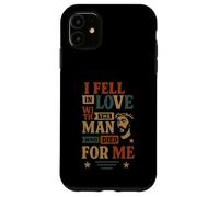 I Fell In Love With The Man Who Died For Me - Vintage Jesus Case for iPhone 11