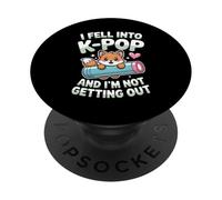 I Fell Into K-Pop And I’m Not Getting Out Kawaii Fox Lover PopSockets Adhesive PopGrip