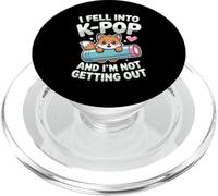I Fell Into K-Pop And I’m Not Getting Out Kawaii Fox Lover PopSockets PopGrip for MagSafe