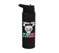 I Fell Yes It Hurt 6-8 Weeks - Fractured Broken Bones Arm Stainless Steel Insulated Water Bottle