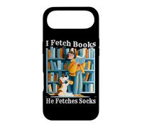 I fetch books. He fetches socks. Case for iPhone Air