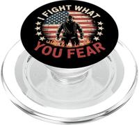 I Fight What You Fear Firefighter PopSockets PopGrip for MagSafe