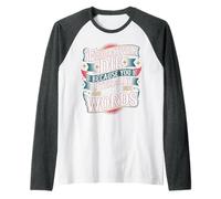 I Figuratively Die Because You Literally Abuse Words - Raglan Baseball Tee