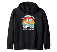 I Fish For Cat Fish Everything Else Is Bait Fishing Catfish Zip Hoodie