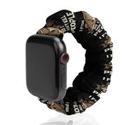 I Fish So I Don't Kill People Compatible with IWatch Series Watch Strap Fashion Scrunchies Stretchy