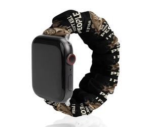 I Fish So I Don't Kill People Compatible with IWatch Series Watch Strap Fashion Scrunchies Stretchy