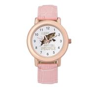 I Fish So I Don't Kill People Cute Watches for Women Fashion Paint Adjustable Wrist Watch Work Workout