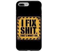 I Fix Shit That's What I Do Tshirt Mechanic Father Dad Men Case for iPhone 7 Plus/8 Plus