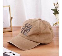 I Fix Stuff and I Know Things Hat, Washed Denim Adjustable Strapback Hats Baseball Caps