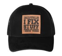 I Fix Stuff Hats Adjustable That's What I Do I Fix Stuff and I Know Things Hat for Men Funny Vintage Baseball Cap